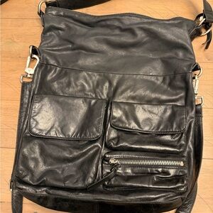 Hobo Brand Stylish Black Leather  Bag
